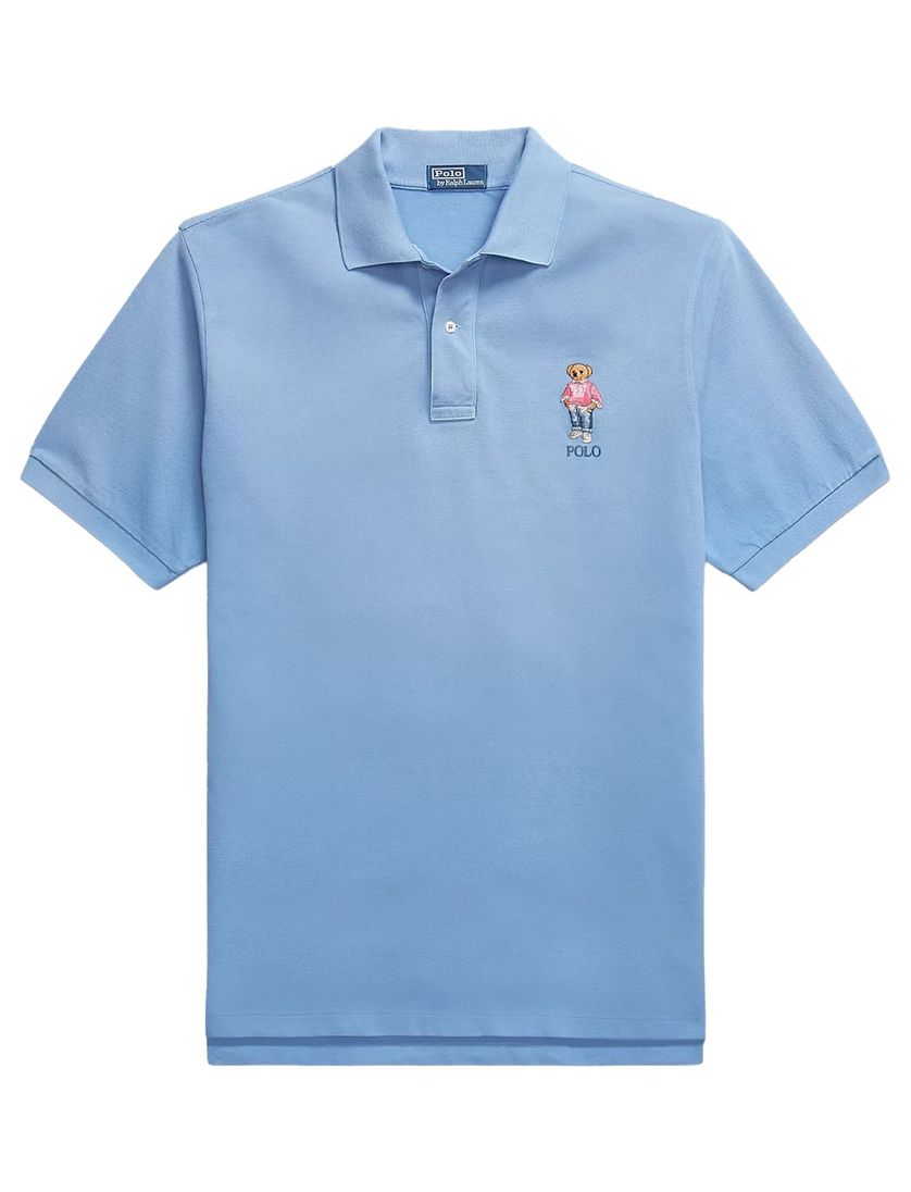 Polo Ralph Lauren polo blauw beer Big & Tall pique