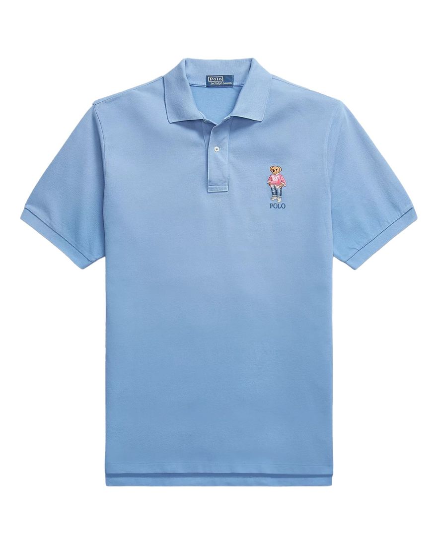Polo Ralph Lauren polo pique blauw beer Big & Tall