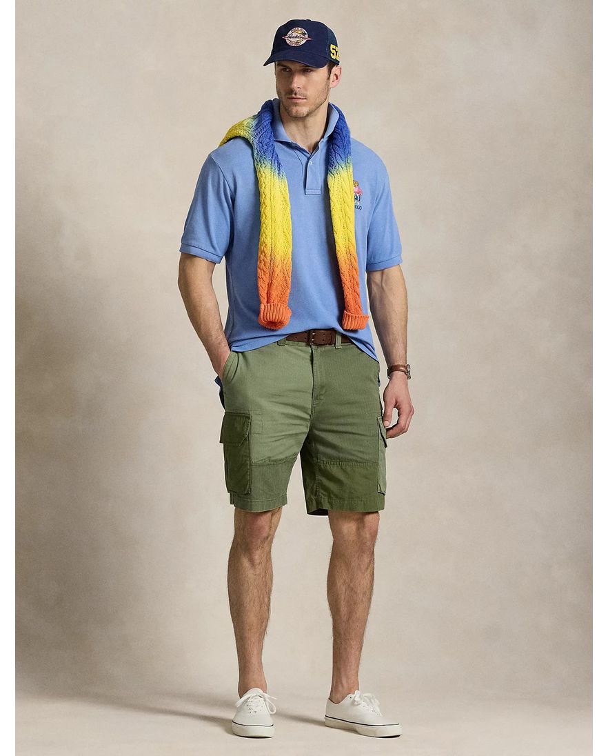 Polo Ralph Lauren polo pique blauw beer Big & Tall