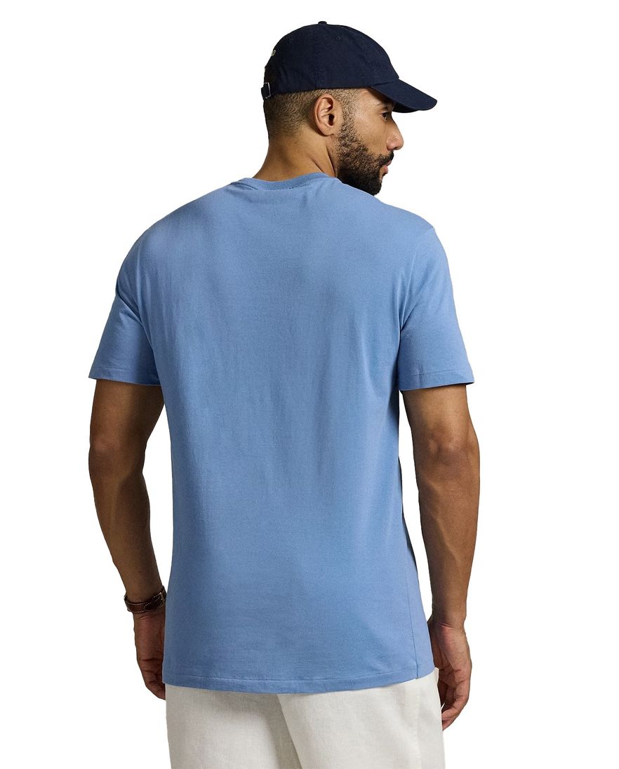 Polo Ralph Lauren T-shirt middenblauw effen