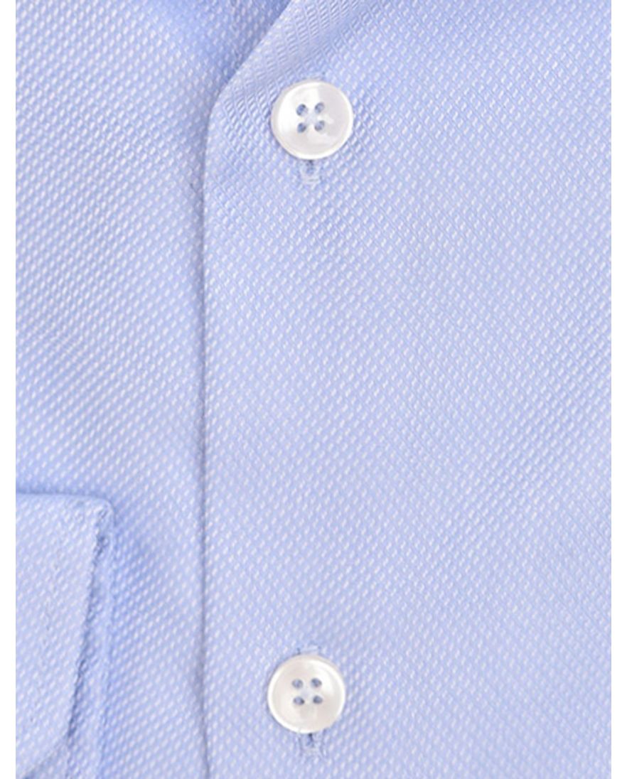 Ledub overhemd Modern Fit lichtblauw effen normale fit