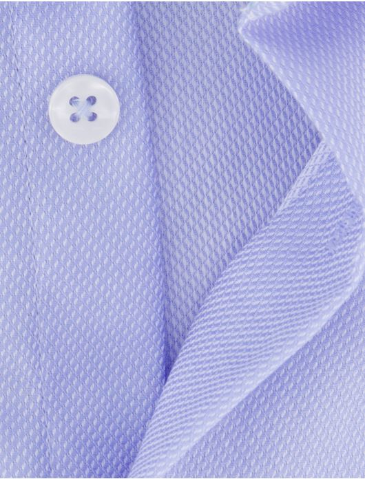 overhemd korte mouw lichtblauw Ledub