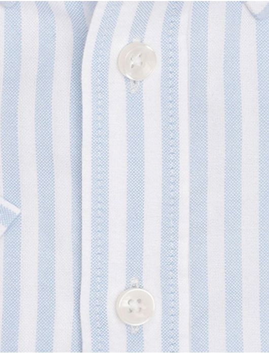 overhemd korte mouw lichtblauw Ledub Modern Fit New