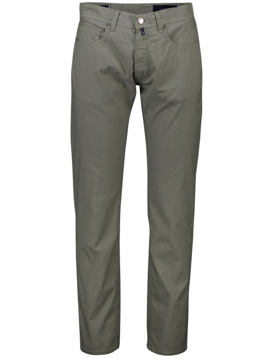 Pierre Cardin groen Pantalon 5-p tapered fit