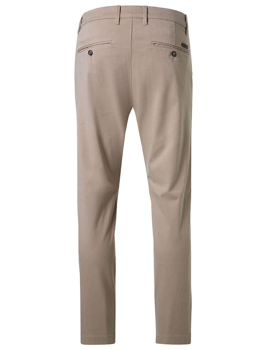Pierre Cardin Calais effen beige pantalon katoen