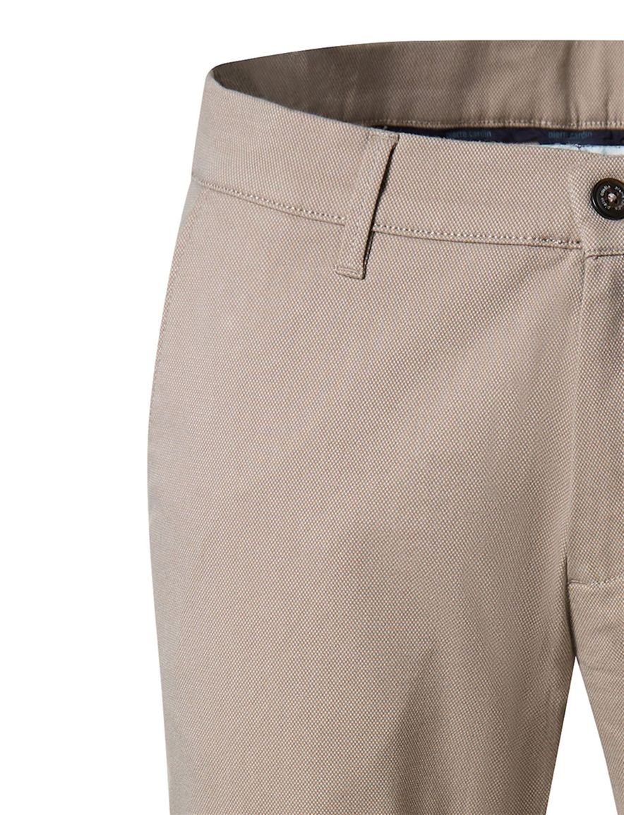 Pierre Cardin Calais effen beige pantalon katoen