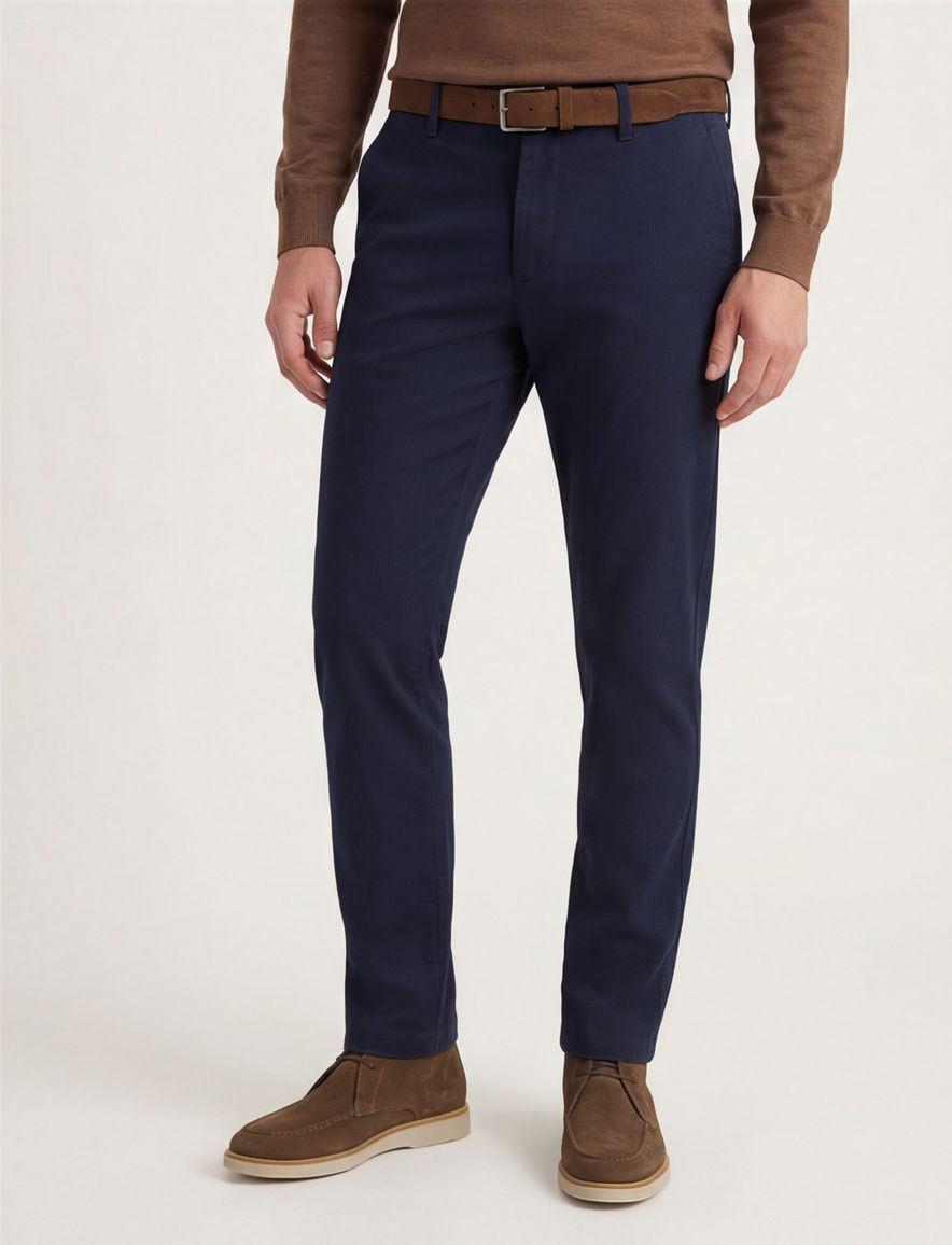 Pierre Cardin pantalon lichtblauw effen normale fit