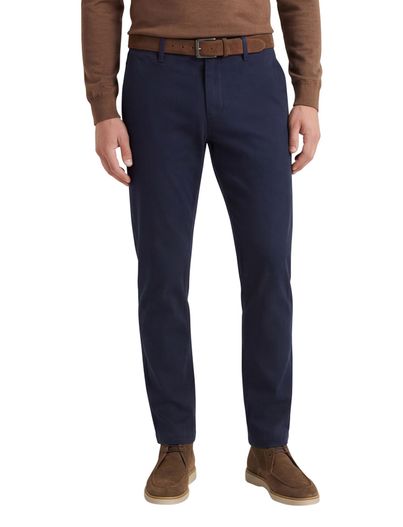 Pierre Cardin Pierre Cardin pantalon lichtblauw effen normale fit