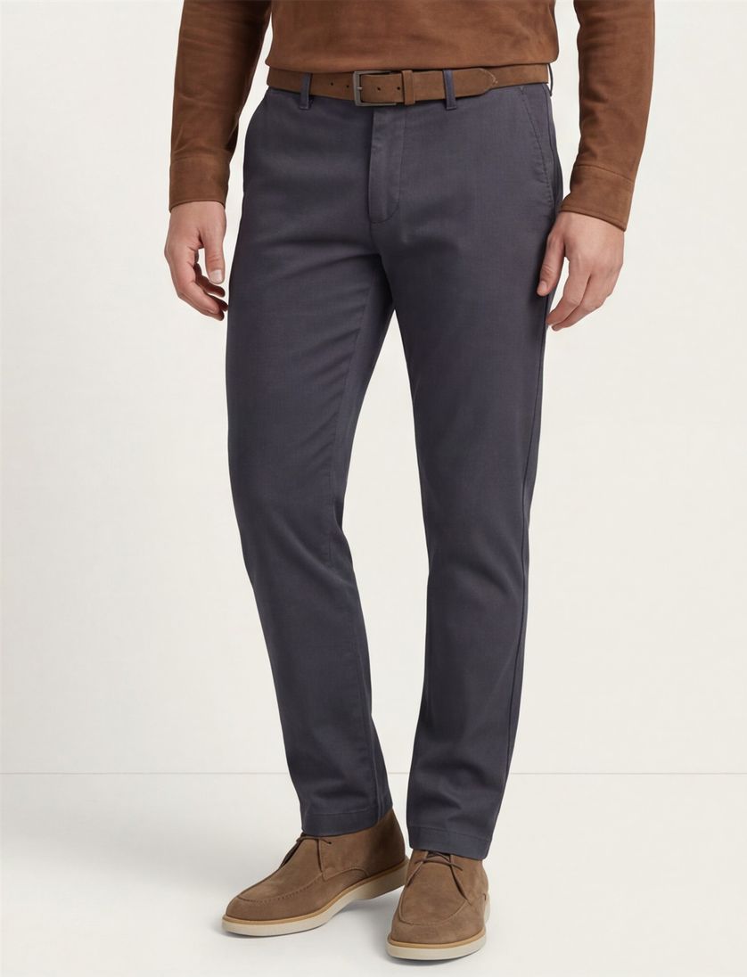 Pierre Cardin pc calais pantalon grijs effen