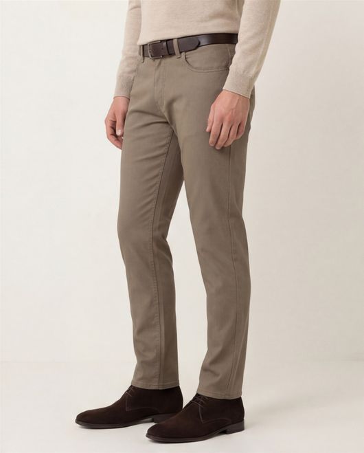 jeans bruin Pierre Cardin Lyon Tapered