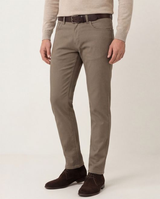 jeans bruin Pierre Cardin Lyon Tapered