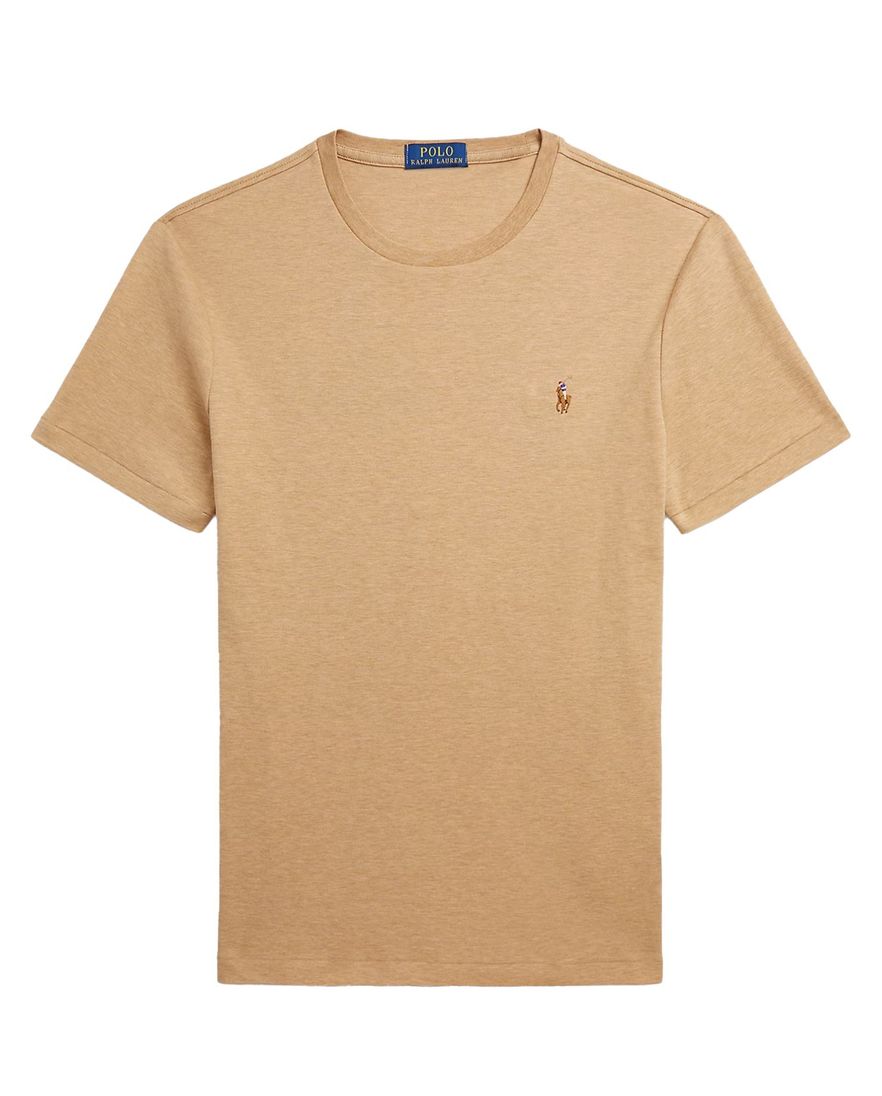 Polo Ralph Lauren Big & Tall t-shirt camel gemeleerd