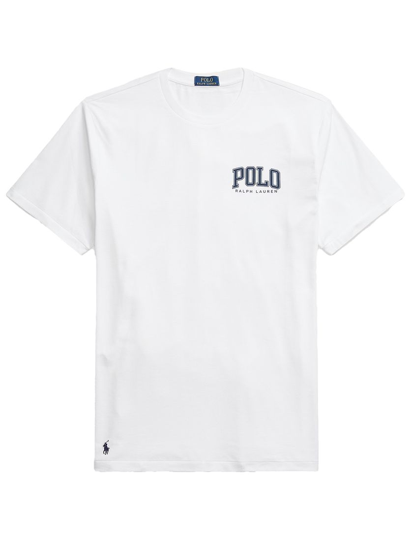 Big & Tall Polo Ralph Lauren T-shirt wit opdruk katoen