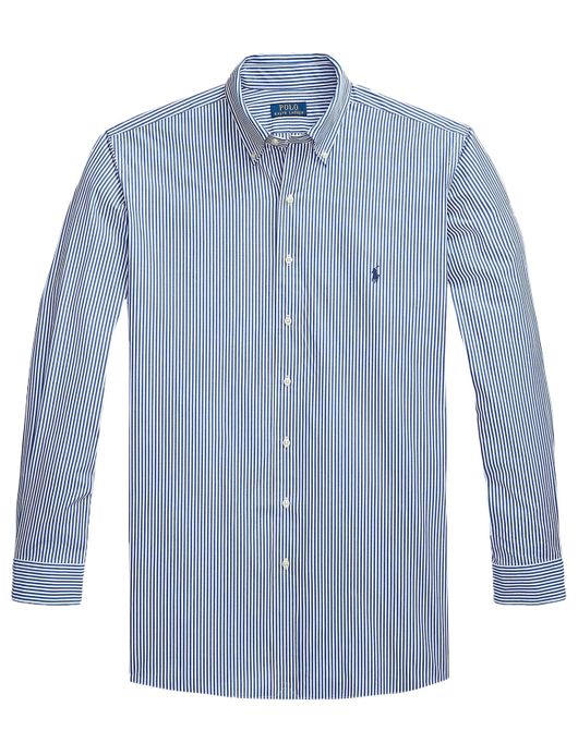 Polo Ralph Lauren Big & Tall business overhemd navy gestreept