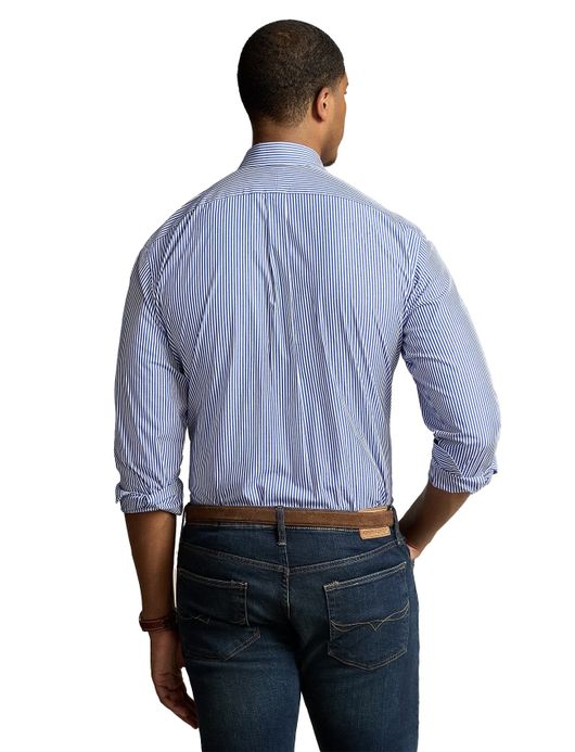 Polo Ralph Lauren Big & Tall business overhemd navy gestreept