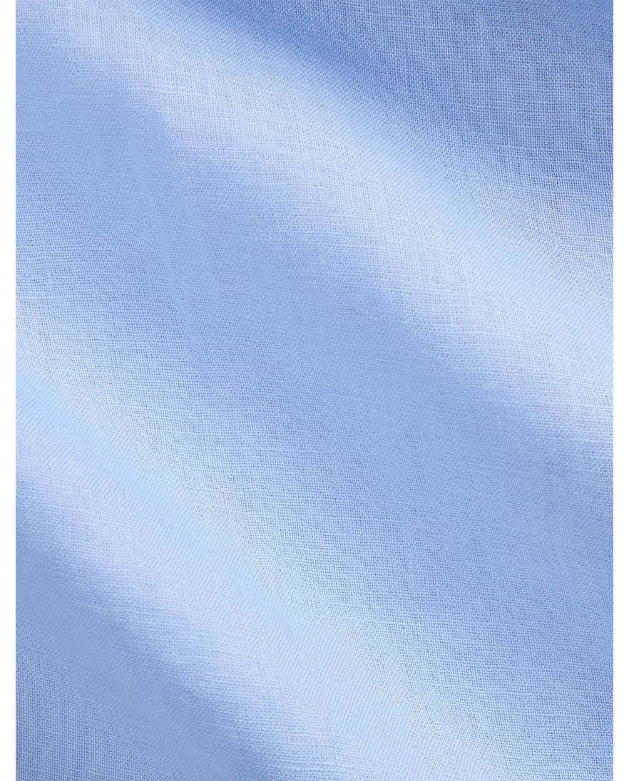 Polo Ralph Lauren overhemd Big & Tall blauw linnen