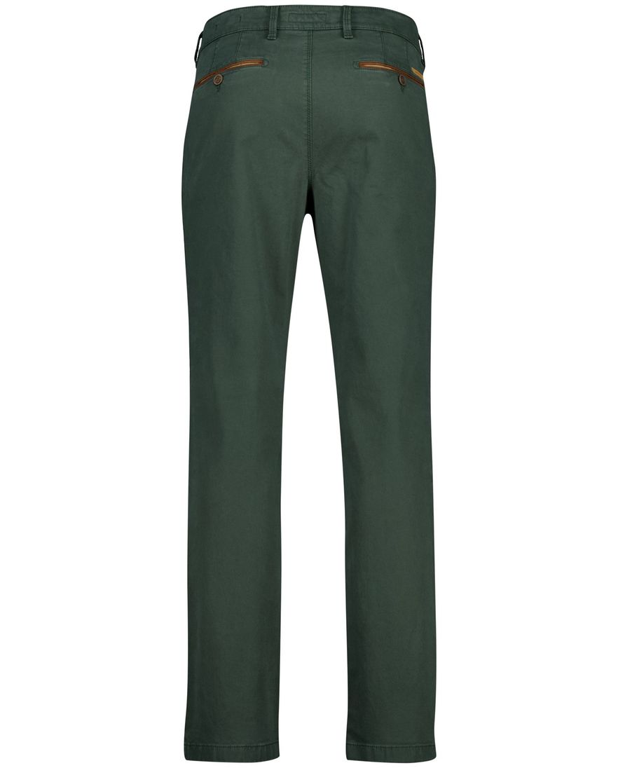 Gardeur Pantalon groen modern fit flatfront