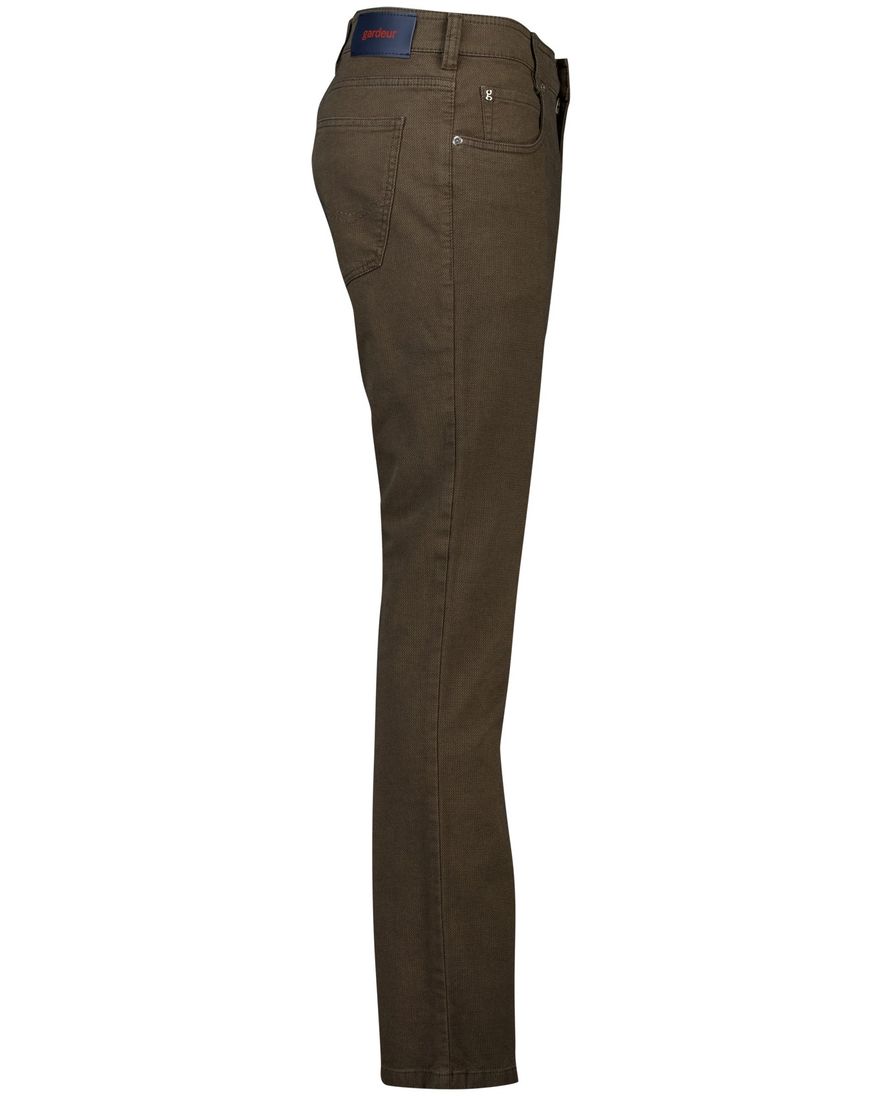 Gardeur bruin modern fit 5-pocket