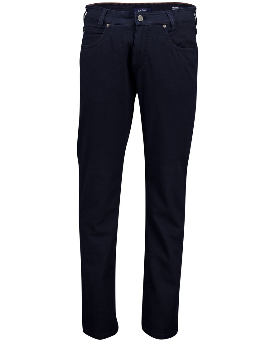 Gardeur Pantalon donkerblauw modern fit 5-pocket