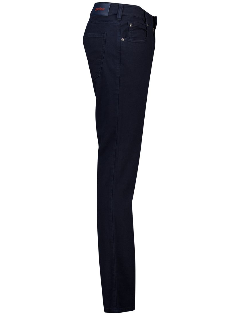 Gardeur Pantalon donkerblauw modern fit effen