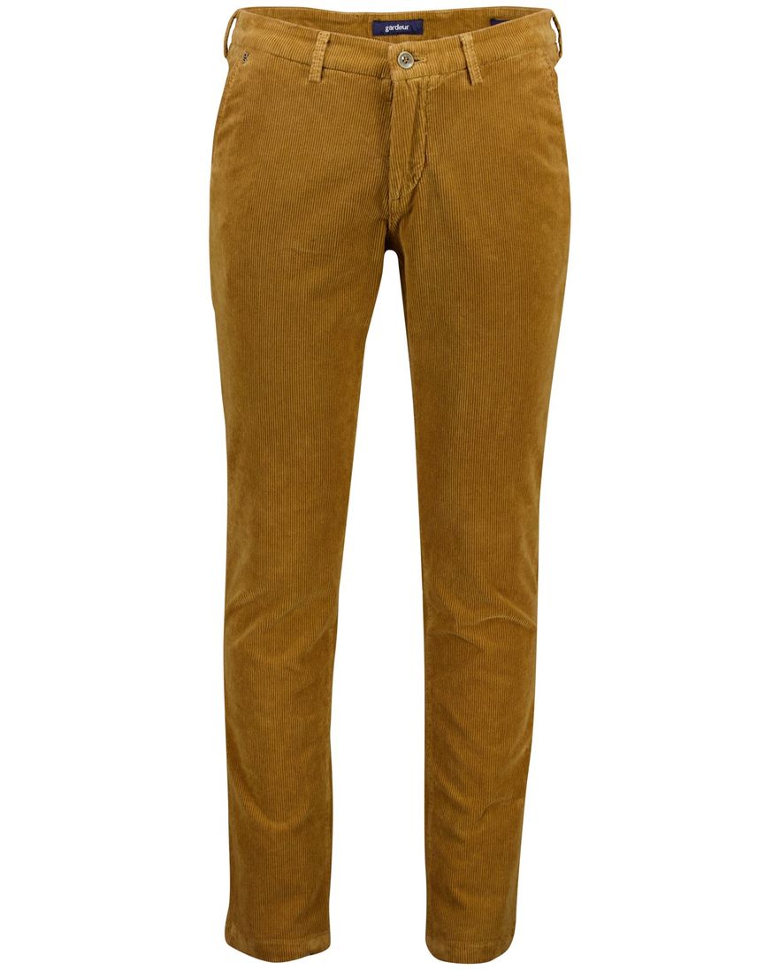 Gardeur Pantalon bruin slim fit corduroy