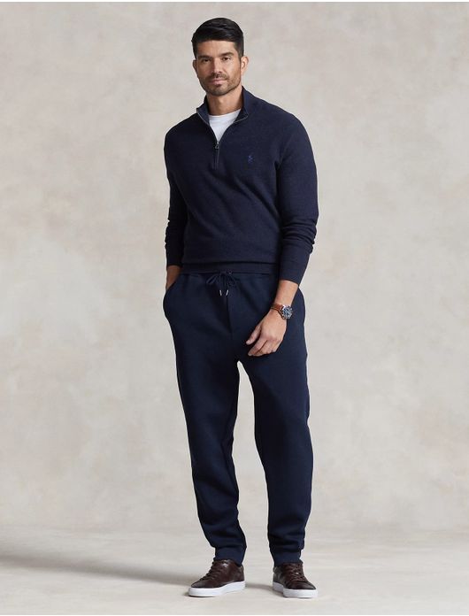 Polo Ralph Lauren half zip trui donkerblauw