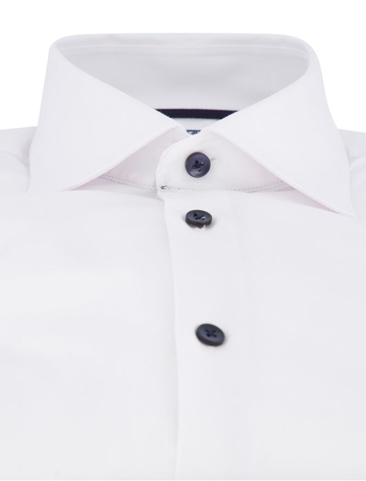 Ledub Green Comfort overhemd effen wit