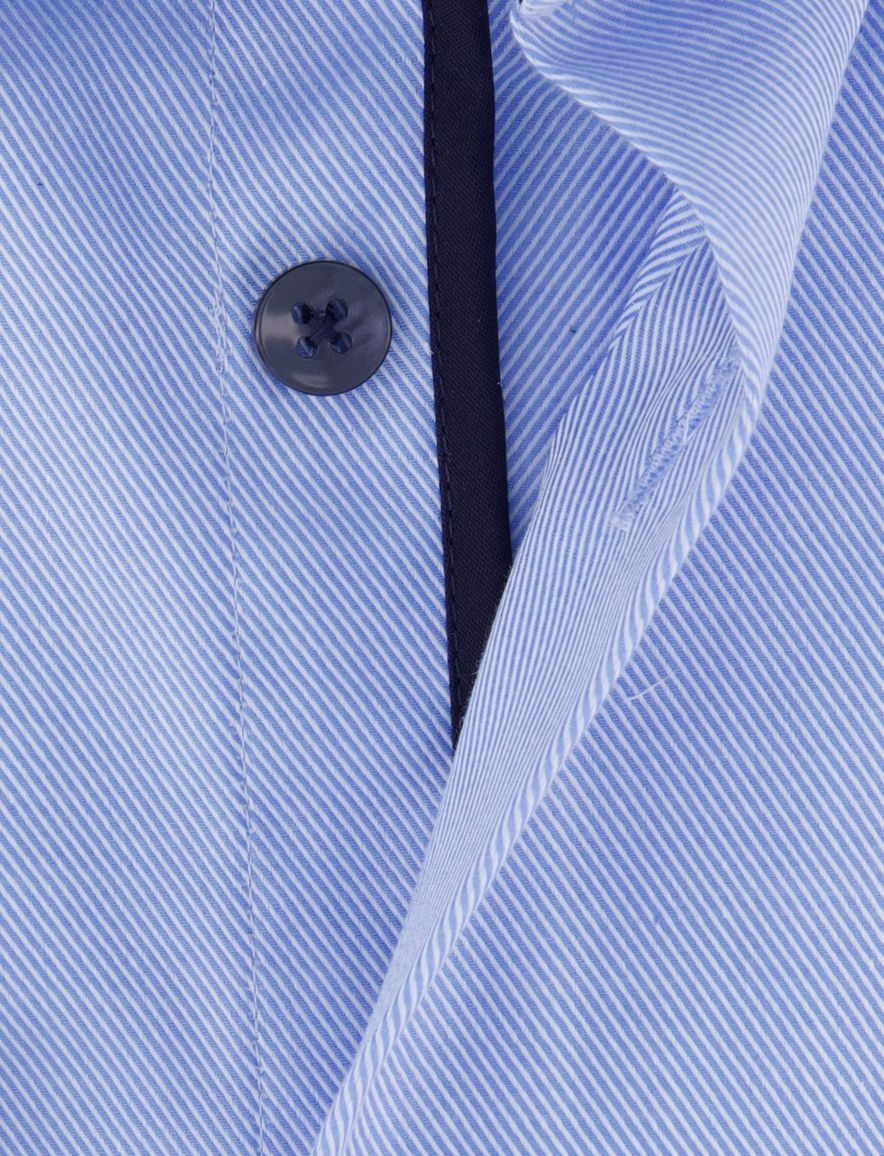 Ledub overhemd blauw modern fit