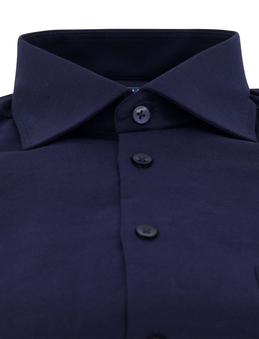 Ledub overhemd modern fit donkerblauw