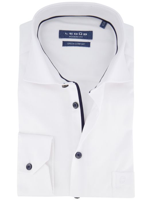 Ledub Shirt dress ml 5 modern fit wit