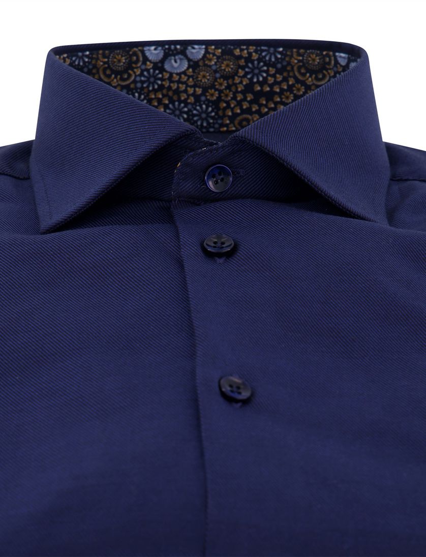 Ledub Shirt dress ml 5 donkerblauw wide collar