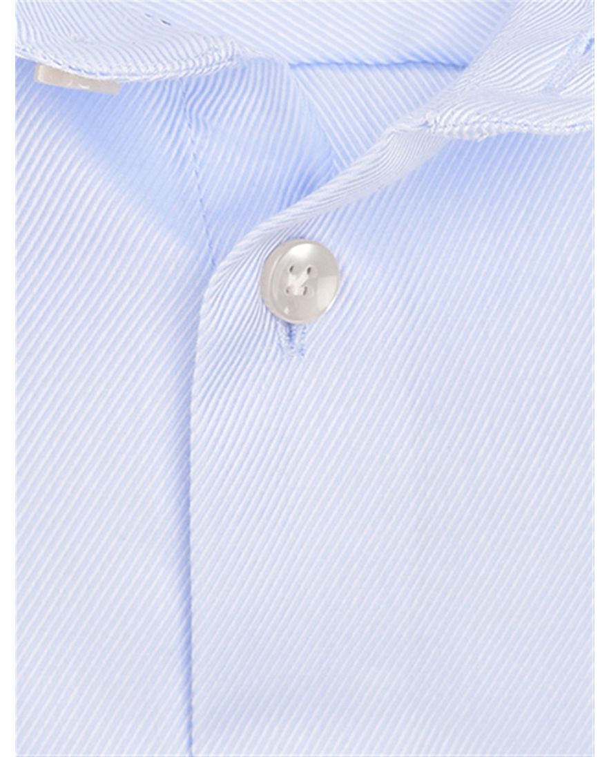 John Miller overhemd blauw cutaway lange mouw