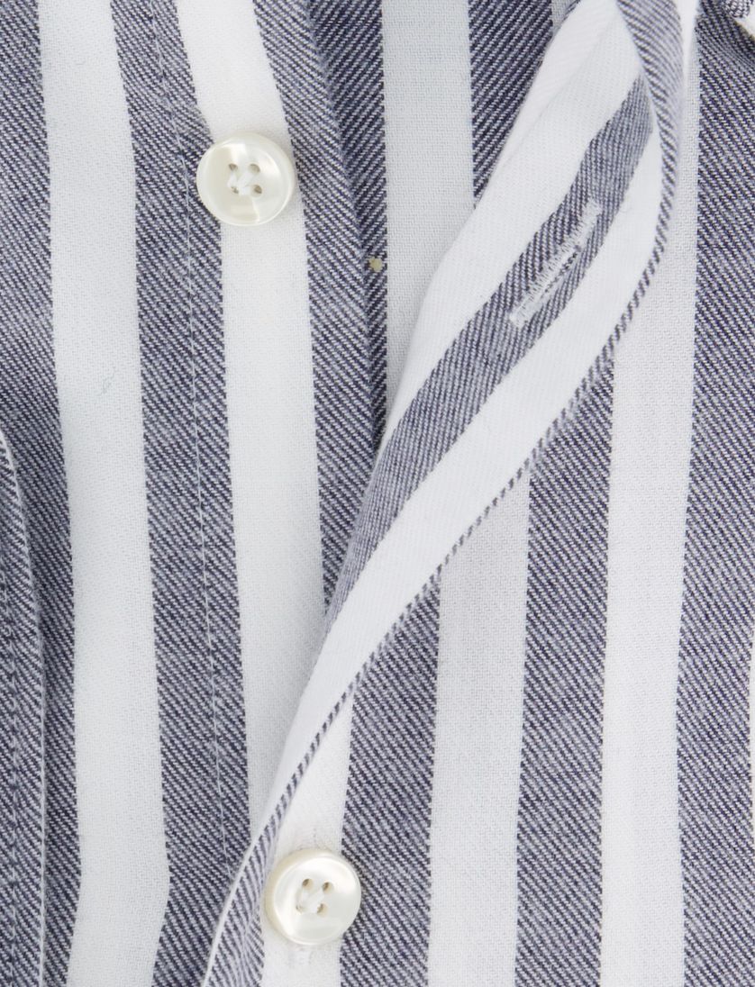 John Miller overhemd grijs gestreept button-down