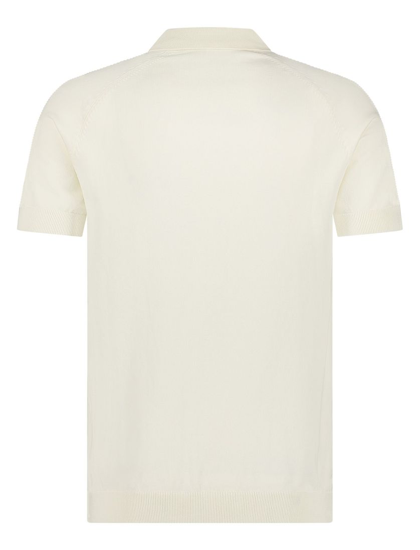 Blue Industry polo creme effen