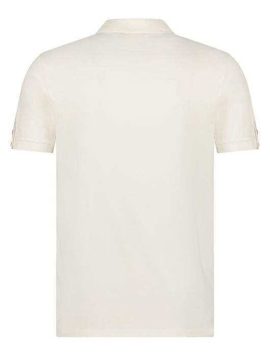 Blue Industry polo creme effen korte mouw