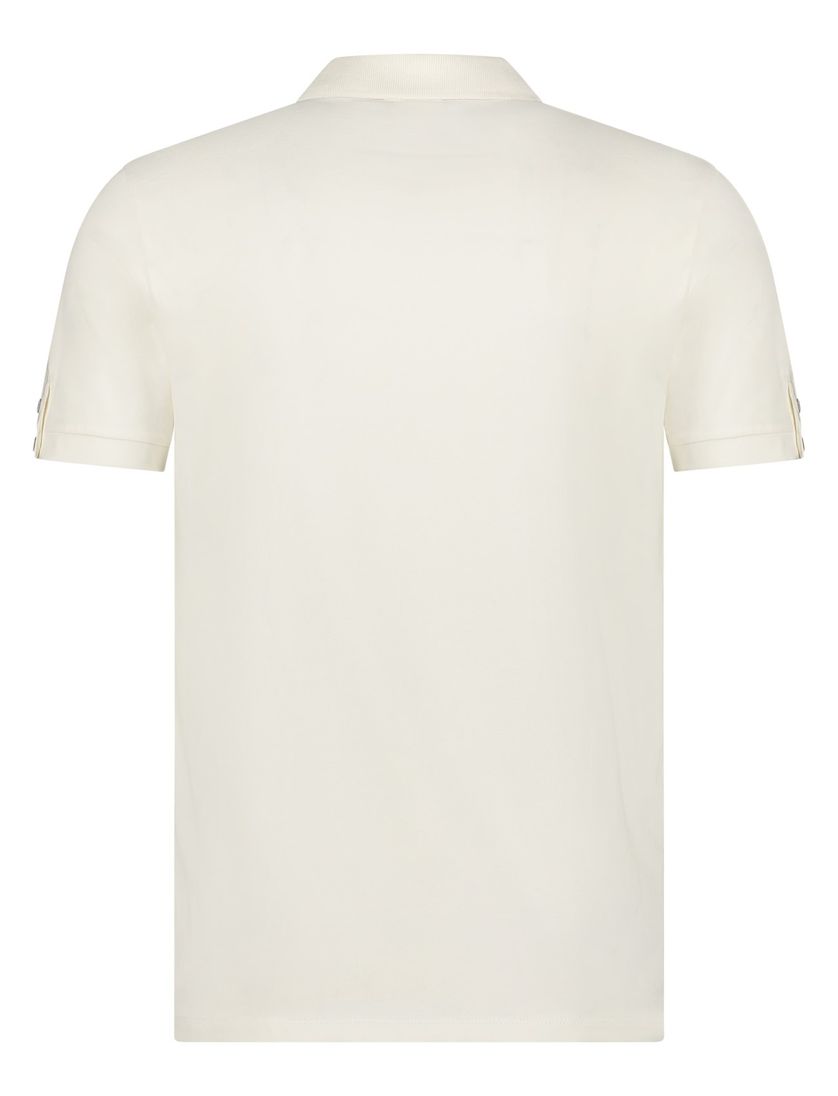 Blue Industry polo creme effen korte mouw