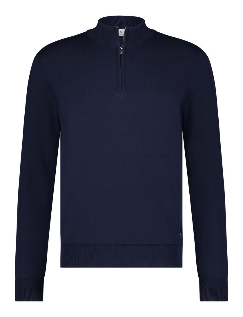 Blue Industry trui donkerblauw half zip