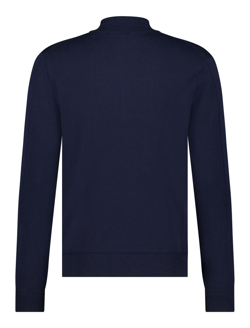 Blue Industry trui donkerblauw half zip