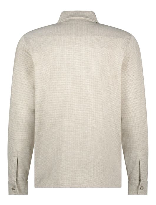 Blue Industry overshirt beige geprint met rits