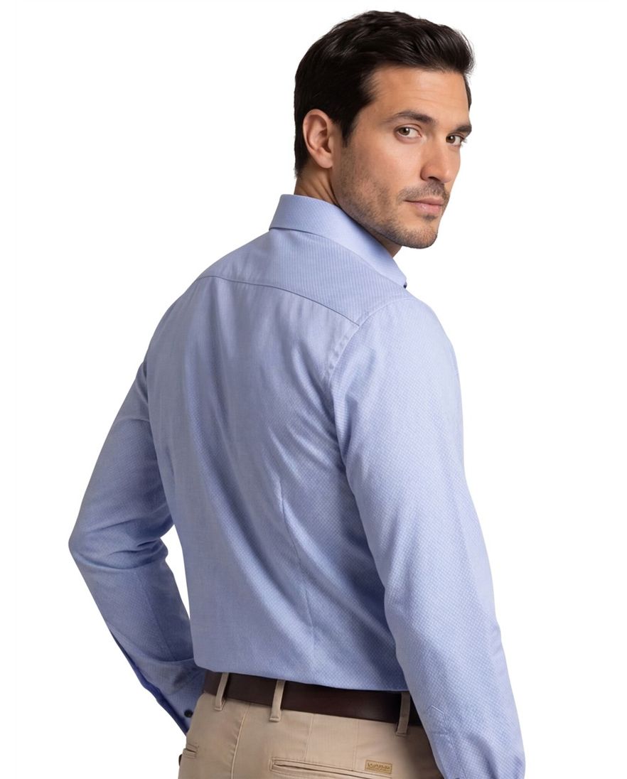 Eterna Comfort Fit business overhemd lichtblauw