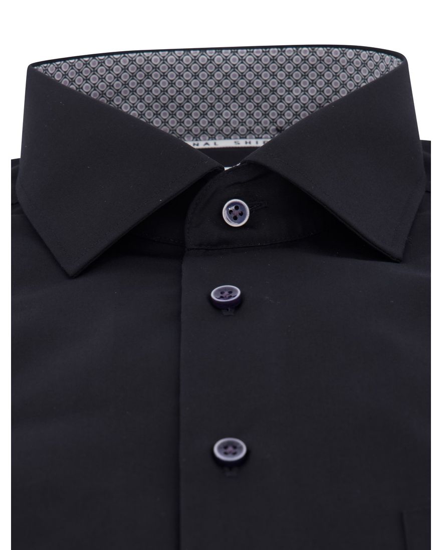 Eterna Modern Fit business overhemd zwart