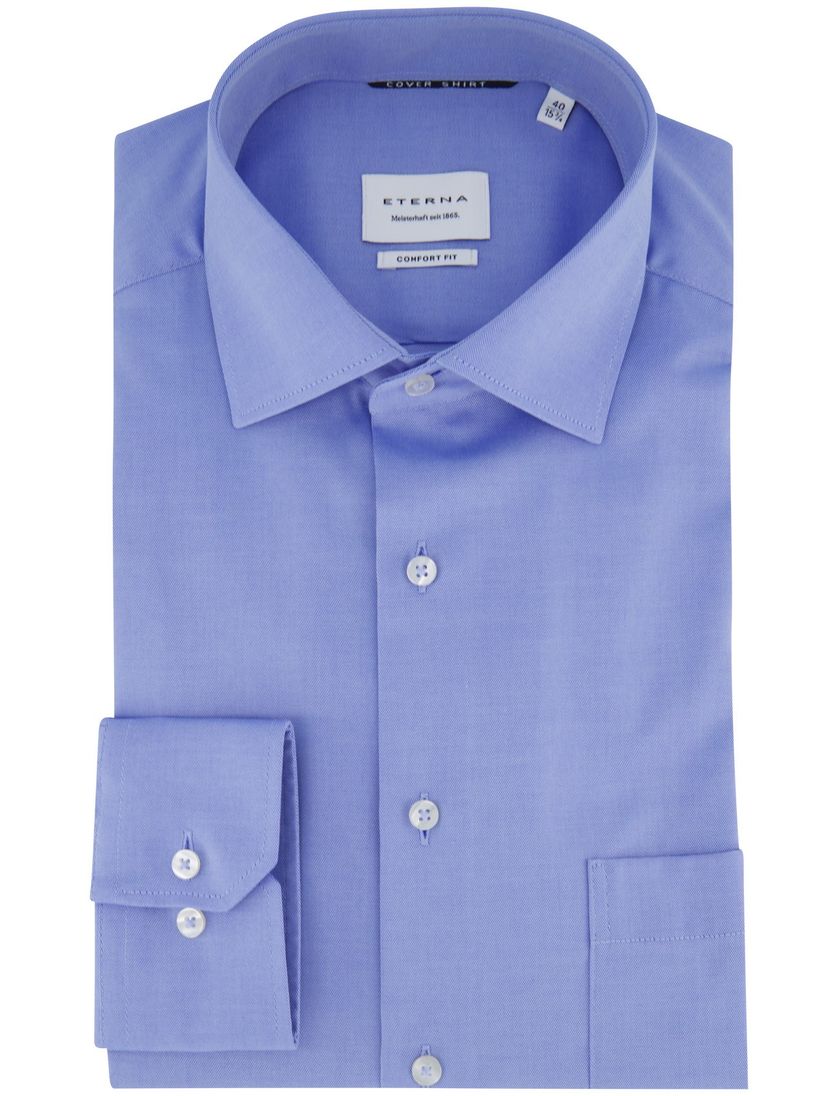 business overhemd Eterna blauw
