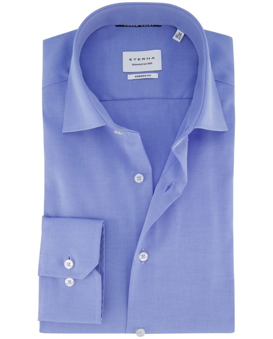 Eterna Comfort Fit business overhemd blauw