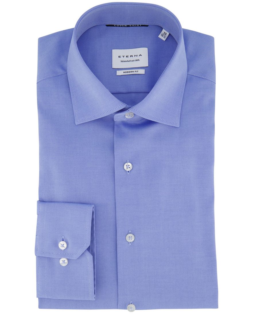 Eterna Comfort Fit business overhemd blauw