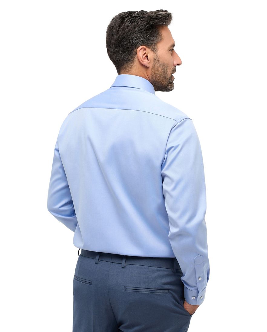 Eterna Comfort Fit business overhemd blauw
