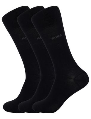 Hugo Boss BOSS Black Sokken 3 pack RS Uni zwart katoen