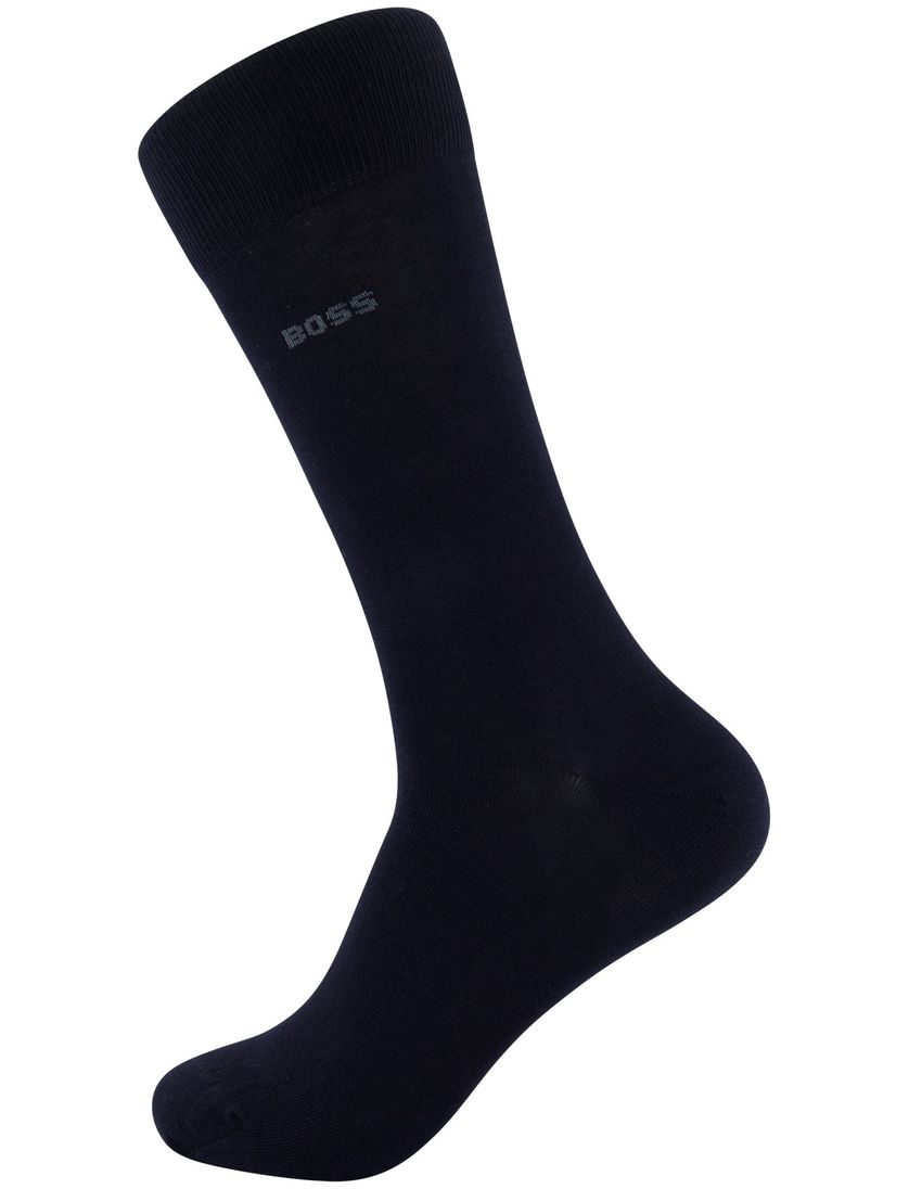 Boss sokken 3 pack navy katoen