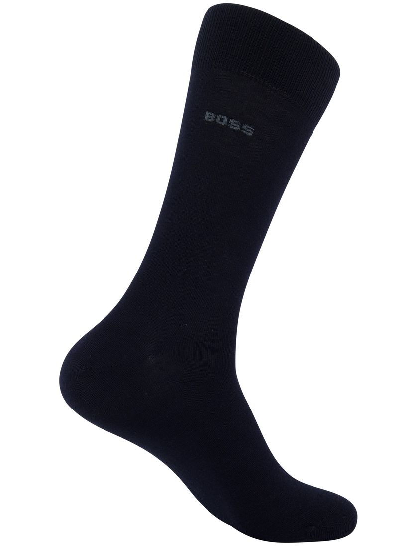 Boss sokken 3 pack navy katoen
