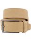 Hugo Boss Calindo riem beige 100% suede
