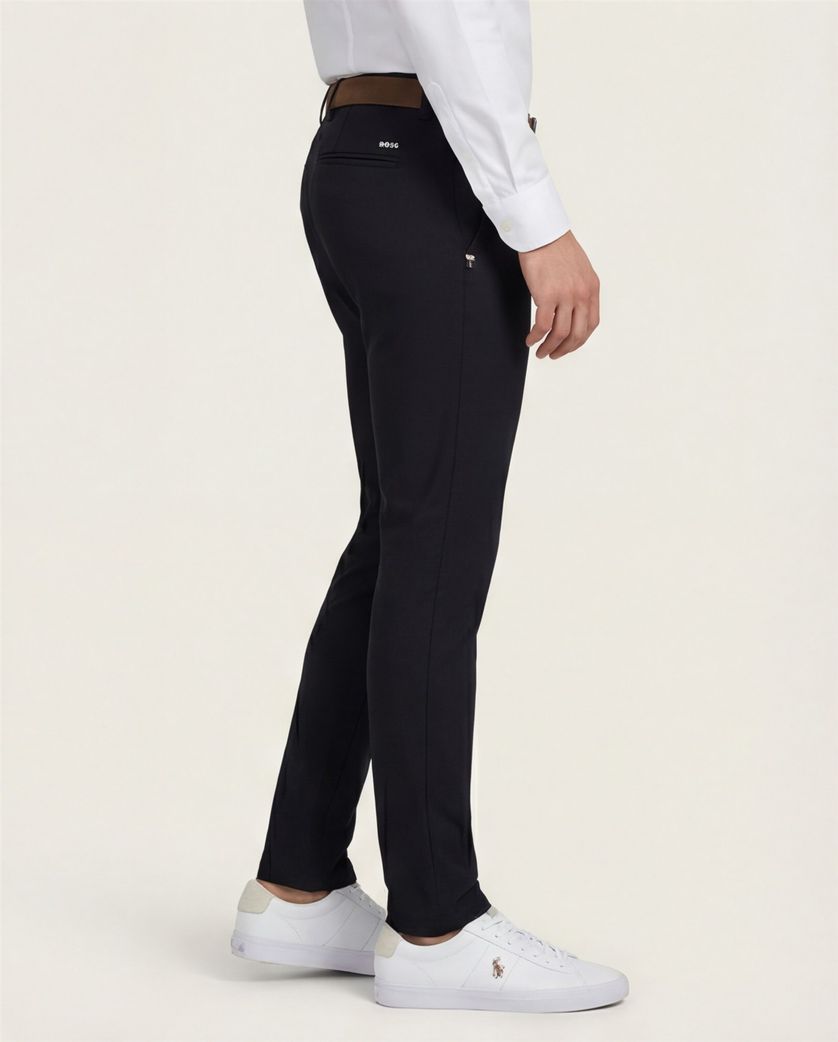 Boss Orange pantalon chino Kaito1 zwart katoen